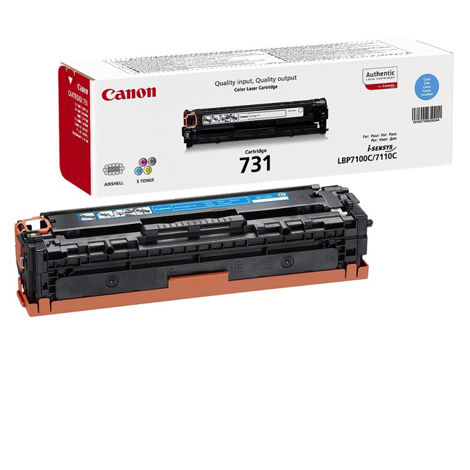 Тонер касета за Canon LBP 7100/7110/8230/8280 - Cyan - P№ CR6271B002AA - CRG-731C - Заб.: 1500k