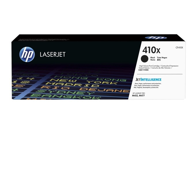 Касета за HP Color LaserJet Pro M452 series/HP Color LaserJet MFP M477 series - /410X/ - Black - P№ CF410X - Заб.: 6500 брой копия
