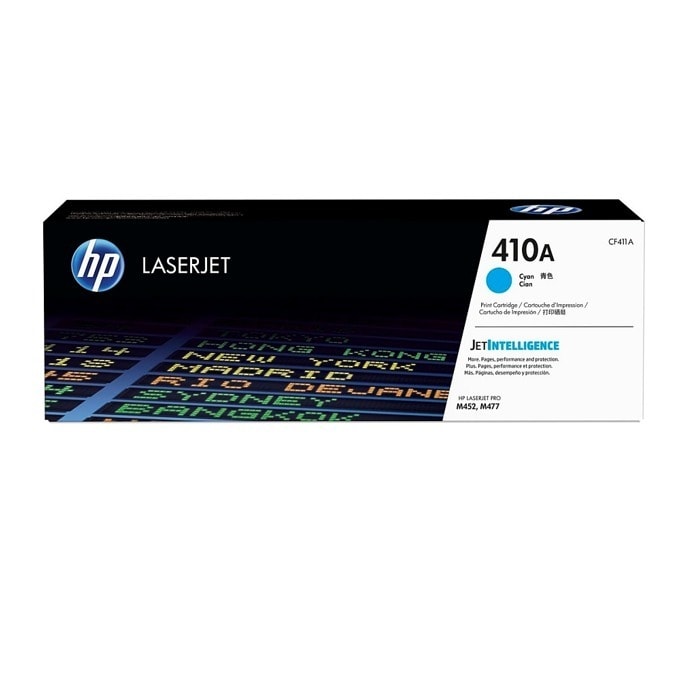 Касета за HP Color LaserJet Pro M452 series/HP Color LaserJet MFP M477 series - /410A/ - Cyan - P№ CF411A - Заб.: 2300 брой копия