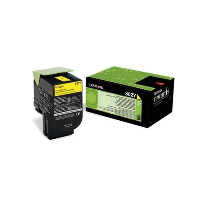 Касета за LEXMARK CX310/CX410/CX510 - Yellow - Return program cartridge - P№ 80C20Y0 - / 802Y / - Заб.: 1000k