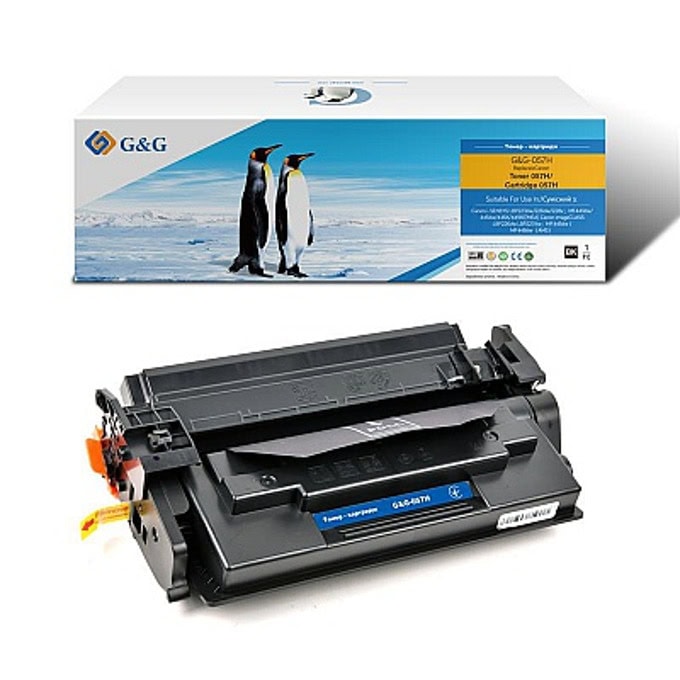 Тонер касета за Canon i-SENSYS LBP 220 Series/MF440 Series - Black - NT-PC057X - G&G - Неоригинална