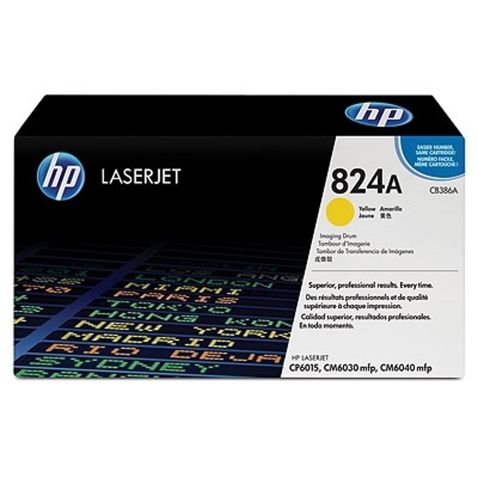 Барабан за HP Color Laser Jet CP6015/CM6030mfp/CM6040mfp - Yellow - 824A - P№ CB386A - заб.: 23 000k