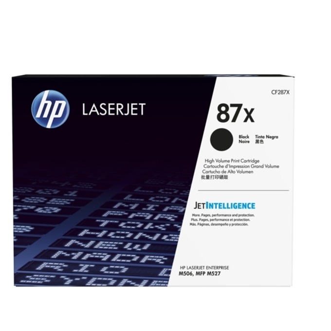 Касета за HP LaserJet Enterprise M506/MFP M527 - Black - 87X- P№ CF287X - заб.: 18000 брой копия