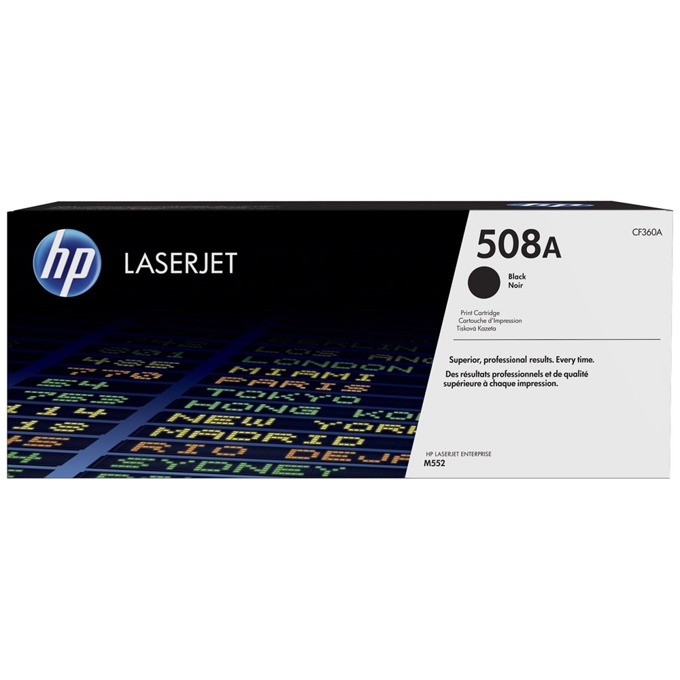 Касета за HP Color LaserJet Enterprise M553 - Black - 508A- P№ CF360A - заб.: 6 000 брой копия