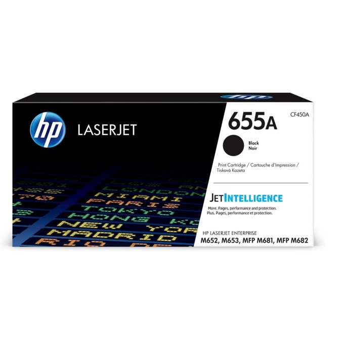 Касета за HP LaserJet Enterprise M652/M653/MFP M681/MFP M682 - Black - HP655A- P№ CF450A - заб.: 12 500k