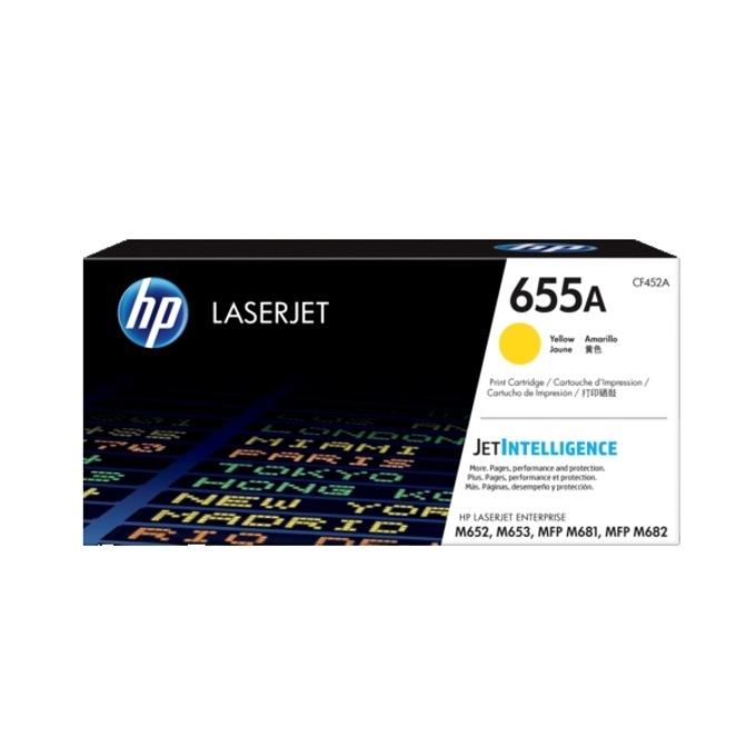 Касета за HP LaserJet Enterprise M652/M653/MFP M681/MFP M682 - Yellow - HP655A- P№ CF452A - заб.: 10 500k