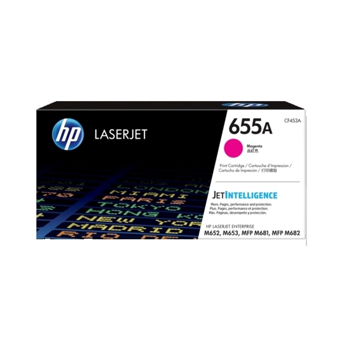 Касета за HP LaserJet Enterprise M652/M653/MFP M681/MFP M682 - Magenta - HP655A- P№ CF453A - заб.: 10 500k