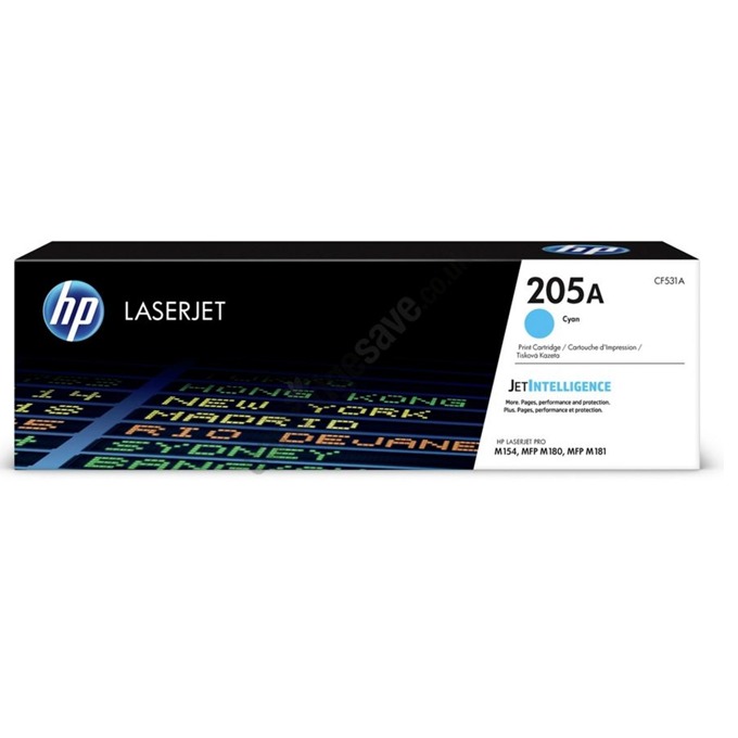 Касета за HP Color LaserJet Pro MFP M180n / HP Color LasesrJet Pro MFP M181fw - 205A - Cyan - P№ CF531A - 900k