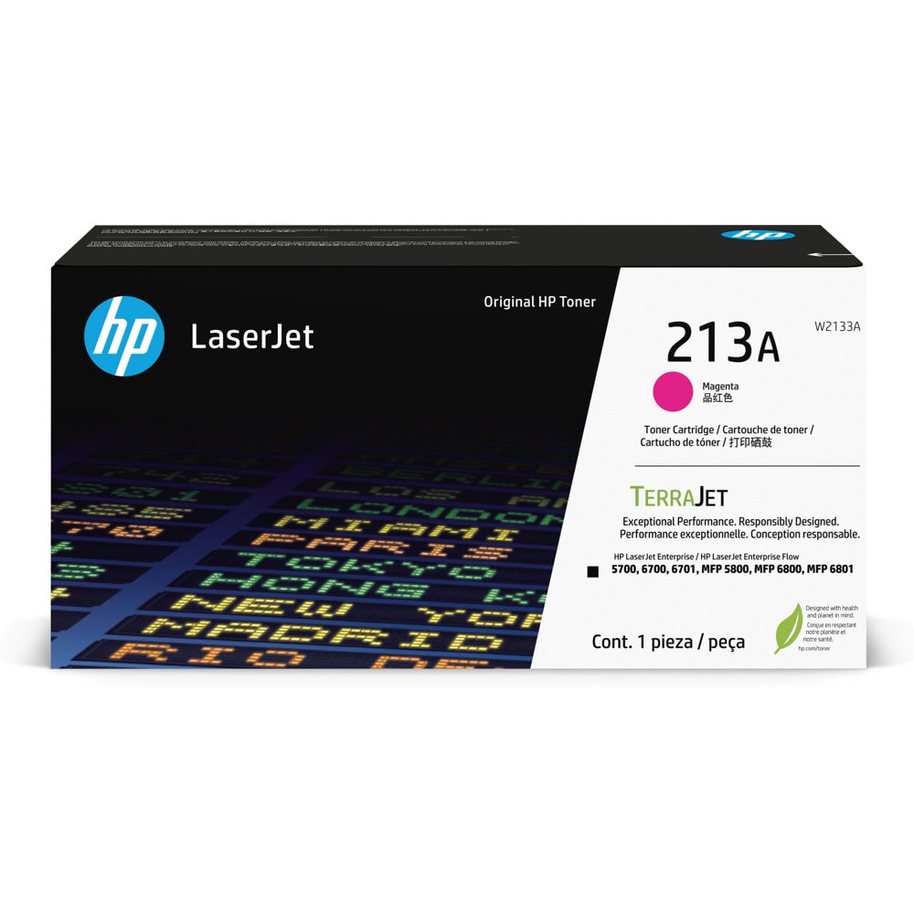 Тонер касета за HP LaserJet Enterprise Flow 5700/6700/6701/MFP 5800/MFP 6800/MFP 6801 - Magenta - W2133A - HP 213A - Оригинална