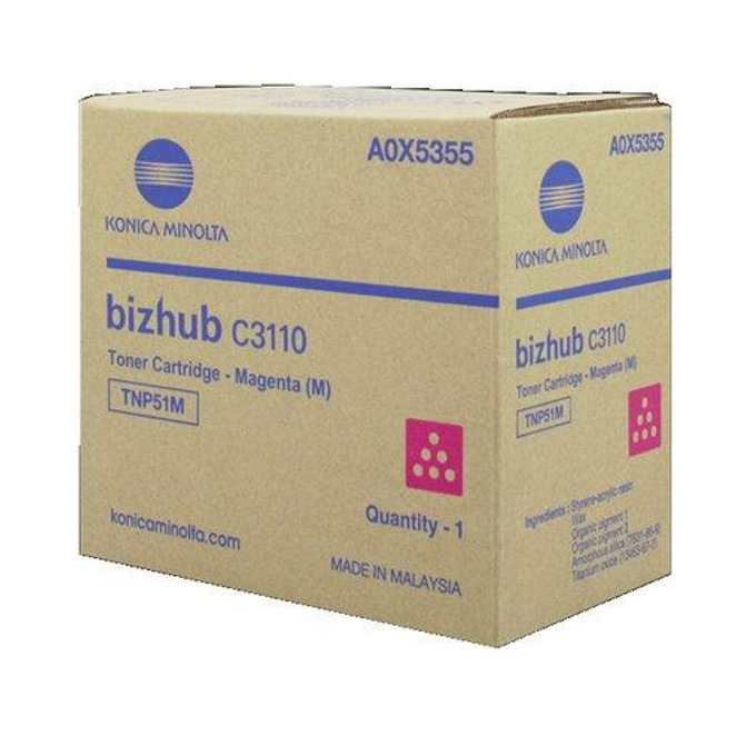 Касета за Konica Minolta BIZHUB C3110 - Magenta - TN51M - P№ A0X5355 - Заб.: 5 000k