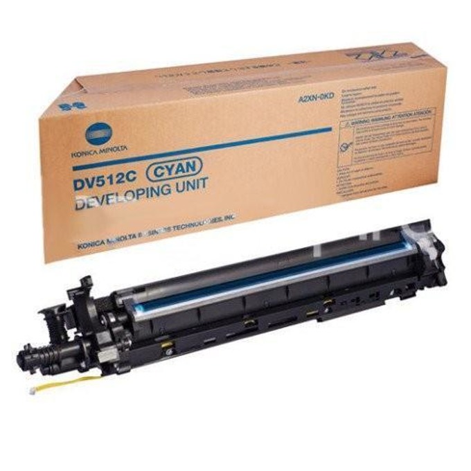 Девелопър кит за Konica Minolta BIZHUB C224/C284/C364/C454/C55/C554 - Cyan Developer Unit - DV-512C - P№ A2XN0KD - Заб.: 600 000k