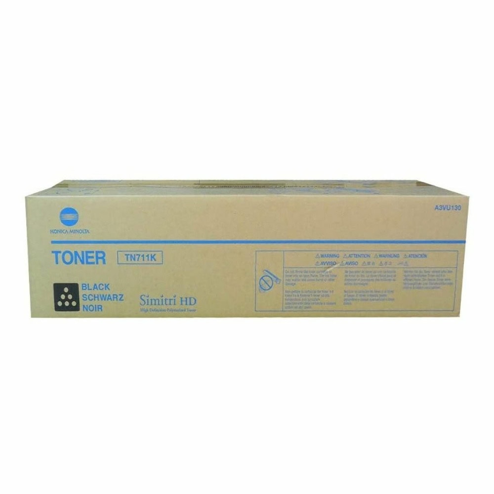Тонер касета за Konica Minolta Bizhub Pro C650 Series/C750 Series - Black - A3VU150 - Konica Minolta TN711K - Оригинална