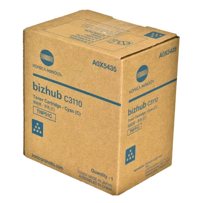 Тонер за Konica Minolta Bizhub C3110 - Cyan - TNP51C - Заб.: 5 000k