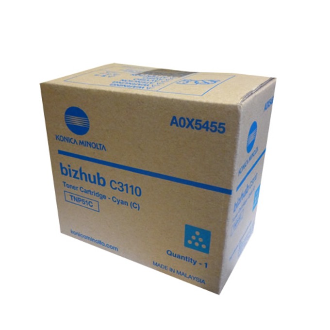 Касета за Konica Minolta BIZHUB C3110 - Cyan - TNP51C - P№ A0X5455 - Заб.: 5 000k
