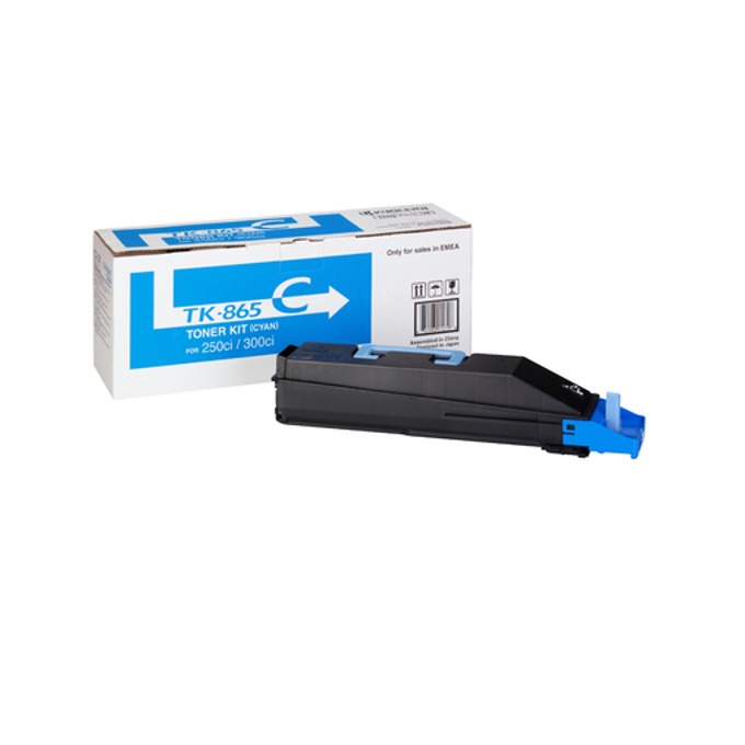 Касета за Kyocera TASKalfa 250/300 - Cyan - TK865C - P№ 1T02JZCEU0 - Заб.: 12 000k