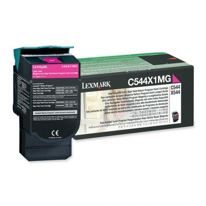Касета за LEXMARK C544/X544 - Magenta - P№ C544X1MG - заб.: 4000k