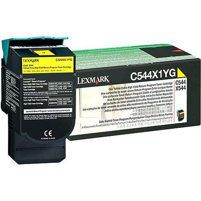 Касета за LEXMARK C544/X544 - Yellow - P№ C544X1YG - заб.: 4000k
