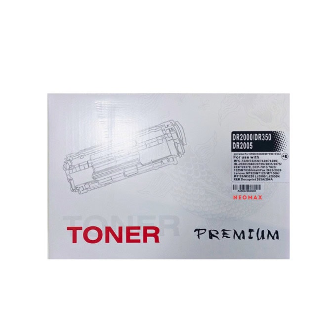 Барабанна касета за Brother HL 2030/2040/2070N/DCP 7010/7025/MFC 7420/7820N - Black - DR-350/DR-2000/DR-2005 - BD-DR2000 - Neomax - Неоригинална