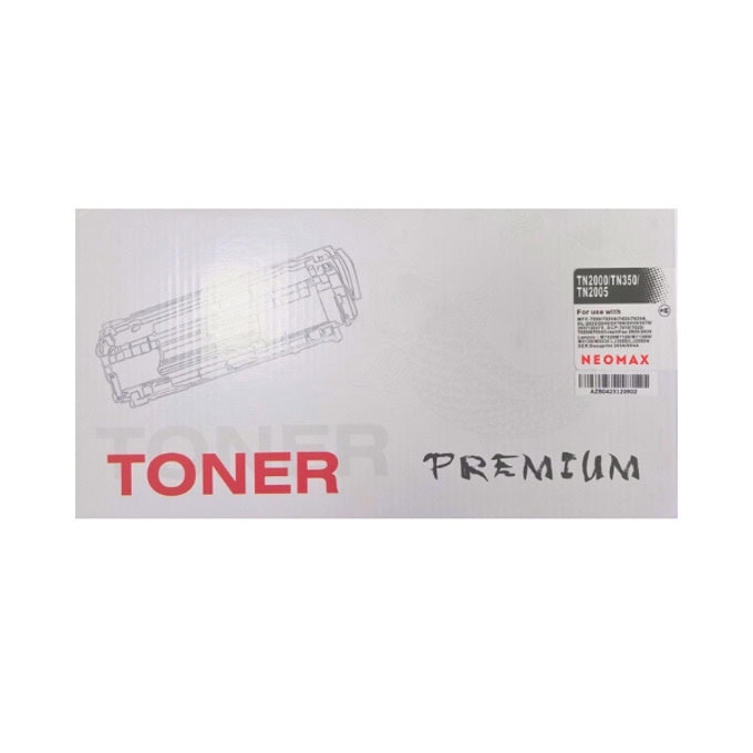 Тонер касета за Brother HL 2030/2040/2070N/DCP 7010/7025/MFC 7420/7820N - Black - TN-2000/TN-2005 - BT-TN2000 - Neomax - Неоригинална
