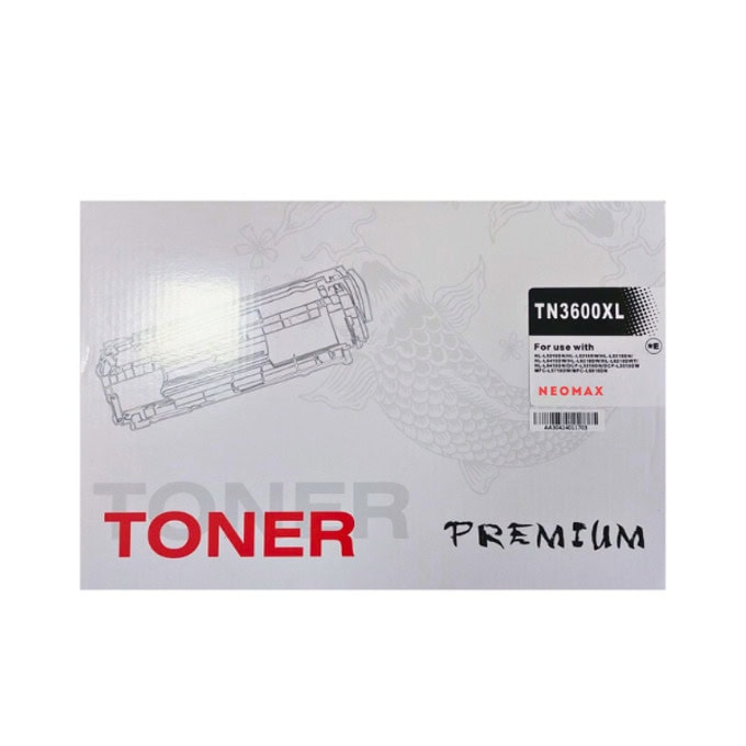 Тонер касета за Brother HL L5210DN/L5210DW/L6210DW/L6410DN/MFC L5710DN/L5710DW/L6910DN/L6710DW/DCP L5510DW - Black - BT-TN3600XL - Neomax - Неоригинална