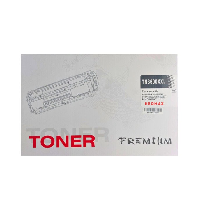 Тонер касета за Brother HL L5210DN/L5210DW/L6210DW/MFC L5710DN/L5710DW/DCP L5510DW - Black - TN-3600XXL - BT-TN3600XXL - Neomax - Неоригинална