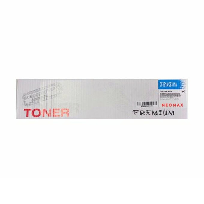 Тонер касета за HP LaserJet Pro CP1020/CP1025/CP1025nw/100 color MFP M175a/100 color MFP M175nw/TopShot M275 - Cyan - HT-CF351A - Neomax - Неоригинална