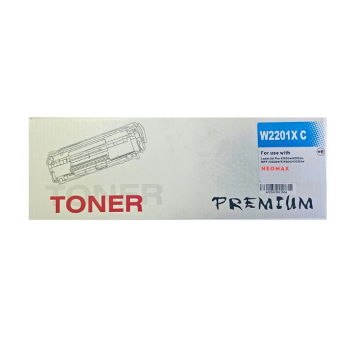 Тонер касета за HP LaserJet Pro 4202/MFP 4302 - Cyan - W2201XC - HT-W2201XC - Neomax - Неоригинална