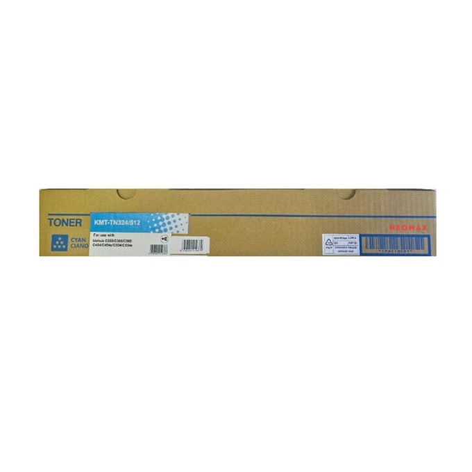 Тонер касета за Konica Minolta Bizhub C258/C308/C368 - Cyan - TN-324C - KMT-TN324C - Neomax - Неоригинална