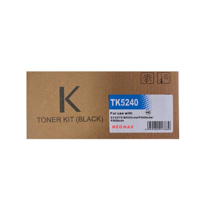Тонер касета за Kyocera M5526CDN/M5526CDW/P5026CDN/P5026CDW - Cyan - KT-TK5240C - Neomax - Неоригинална