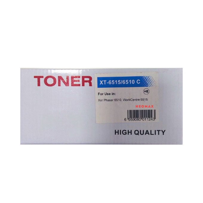 Тонер касета за Xerox Phaser 6510/WC 6515 - Cyan - 106R03477 - XT-106R03477 - Neomax - Неоригинална