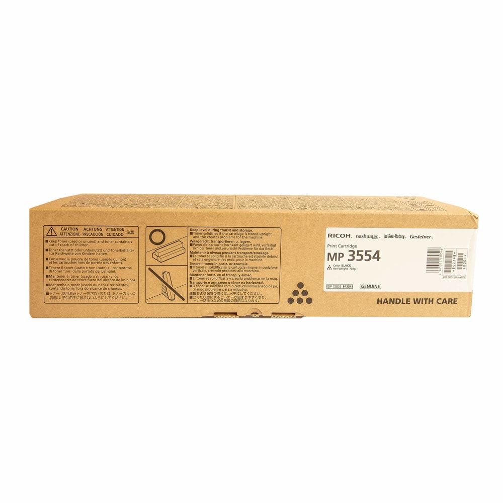 Тонер касета за Ricoh MP-Serie 2554/2554 ZSP/3054/3054 SP/3054 ZSP/3554/3554 SP/4 Z SPF/3554 ZSP/3555/3555 ASP/3555 SP/3555 SP AD/3555 SP TE/3555 SPG/3055/3055 SP/2555 ASP/2555 SP/2555 - Black - 842348 - Ricoh - Заб.: 24000к