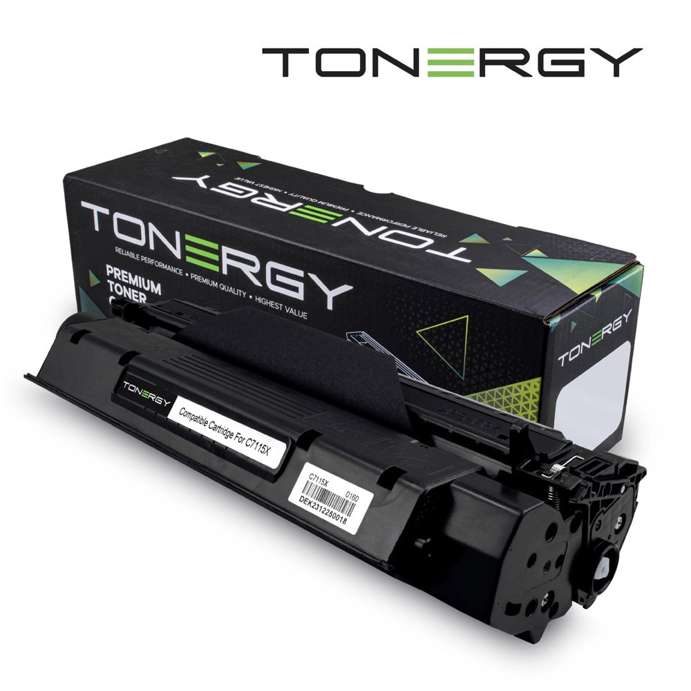 Тонер касета за HP LaserJet 1000 Series/1200 Series/1300 Series/3080/3300 Series/Canon LBP-1210 - Black - C7115X/2613X/2624X - Tonergy - Неоригинална