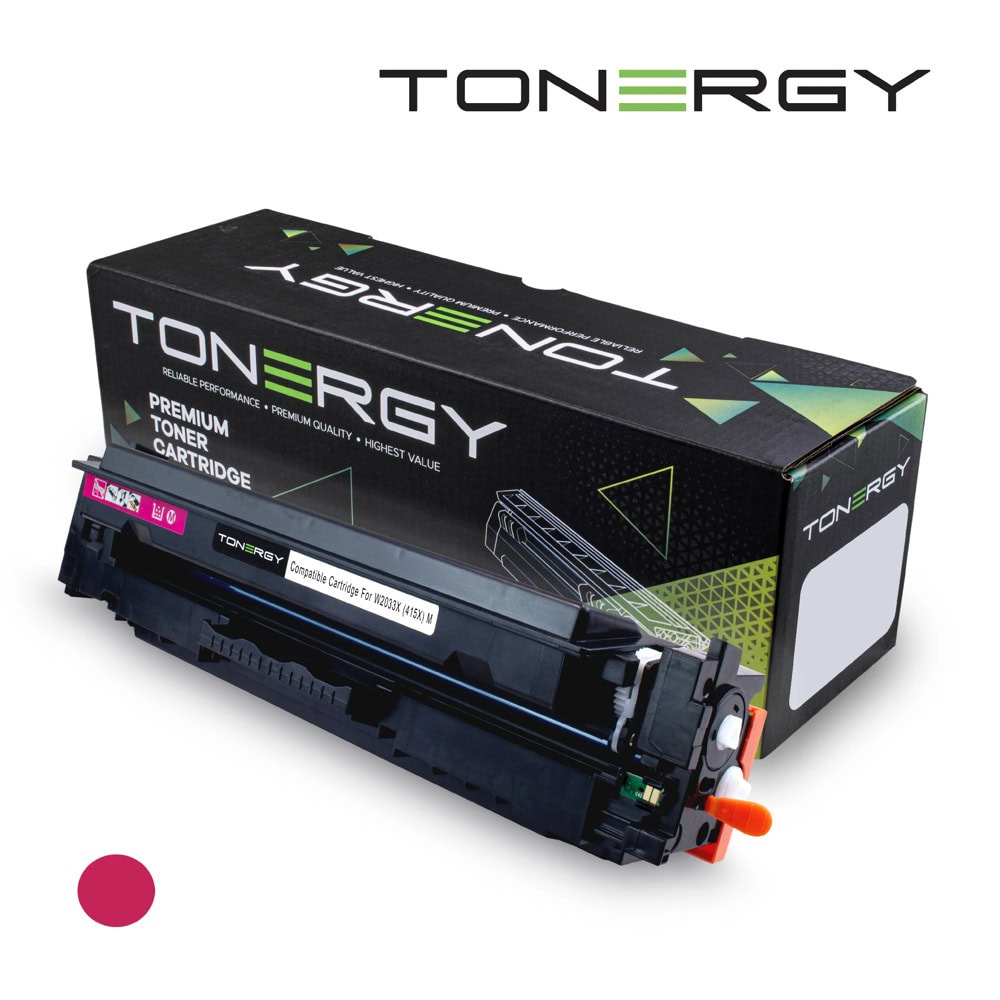 Тонер касета за HP Color LaserJet Enterprise M 455dn/MFP M 480f/Managed E 45028dn/Managed E 47528f/Pro MFP M 450 Series/454 Series/478 Series/479 Series - Magenta - W2033/2023/2043X - Tonergy - Неоригинална
