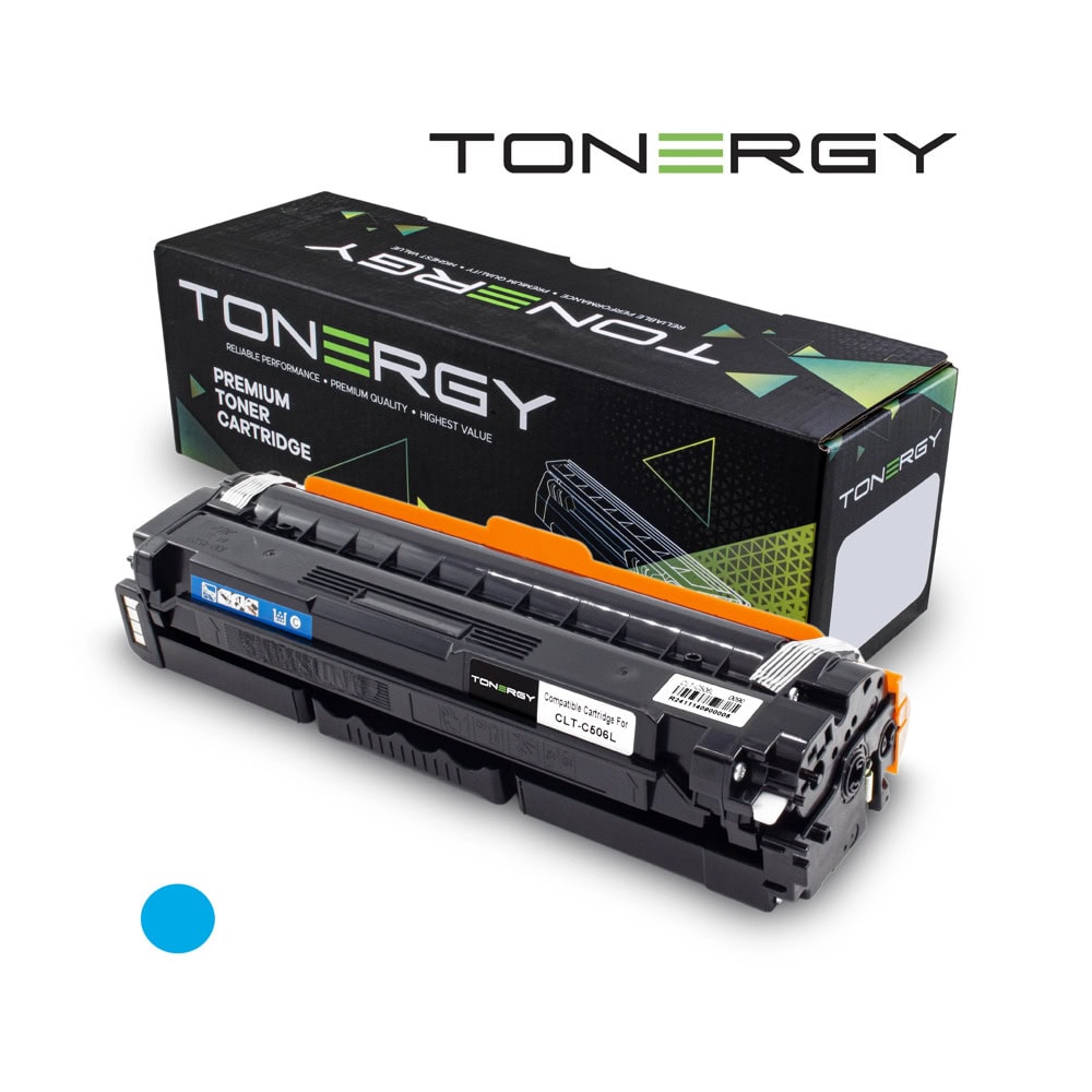 Тонер касета за Samsung CLP 680 Series/CLX 6260 Series - Cyan - CLT-C506L - Tonergy - Неоригинална