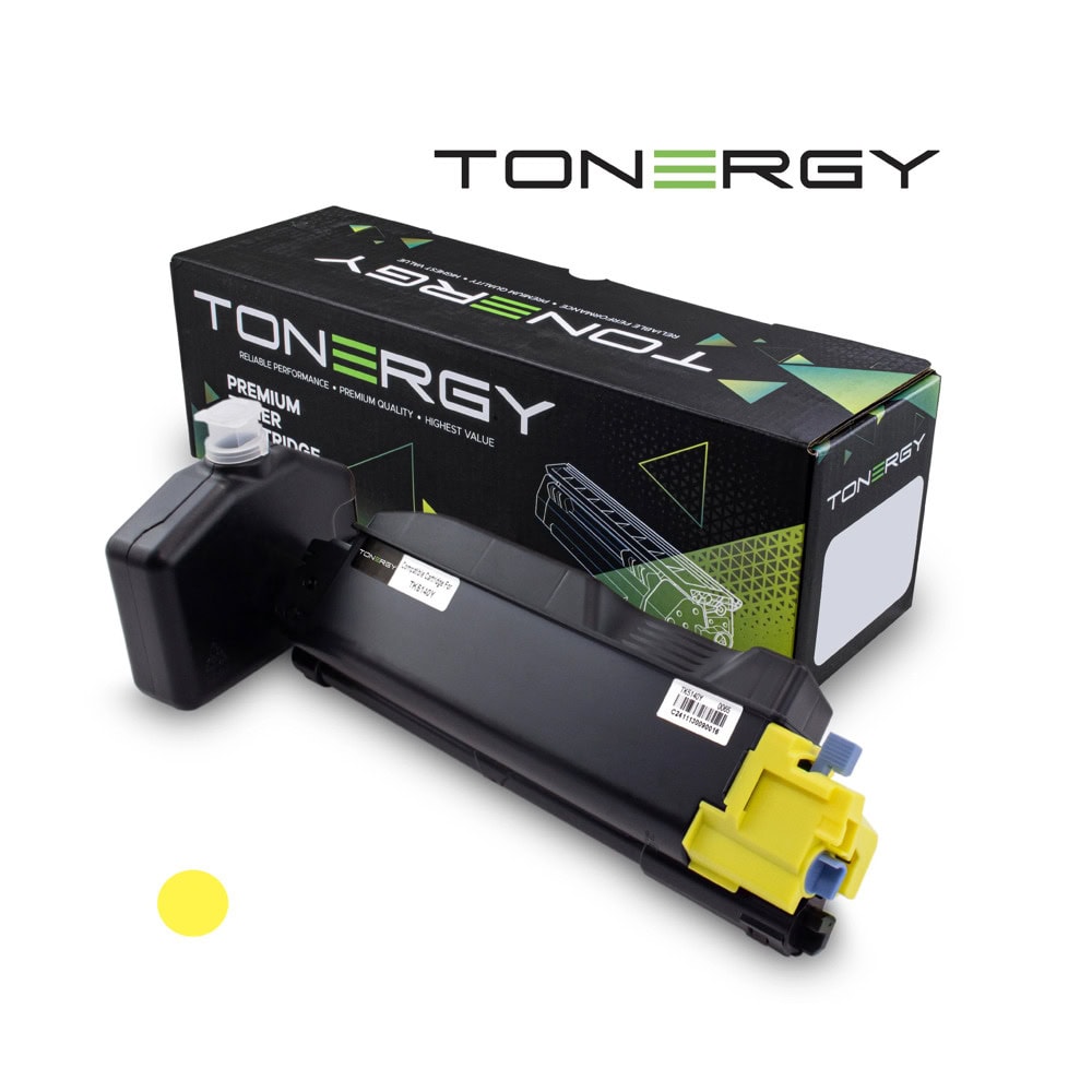 Тонер касета за Kyocera Ecosys M6030cdn/M6530cdn/P6130CDN - Yellow - TK-5140Y - Tonergy - Неоригинална