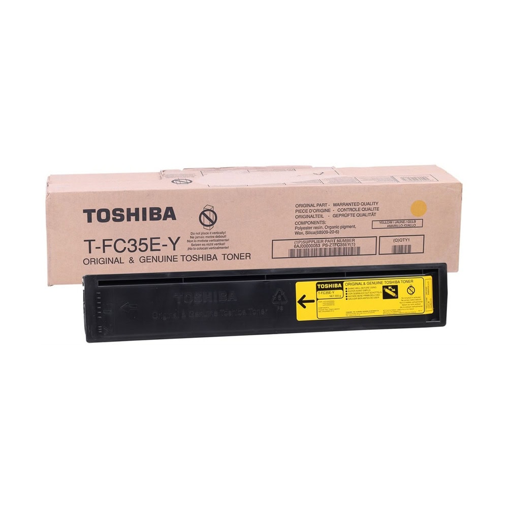 Тонер касета за Toshiba E-Studio 2500C/3500C/3510C - Yellow - 6AJ00000053 - Toshiba T-FC35Y - Оригинална