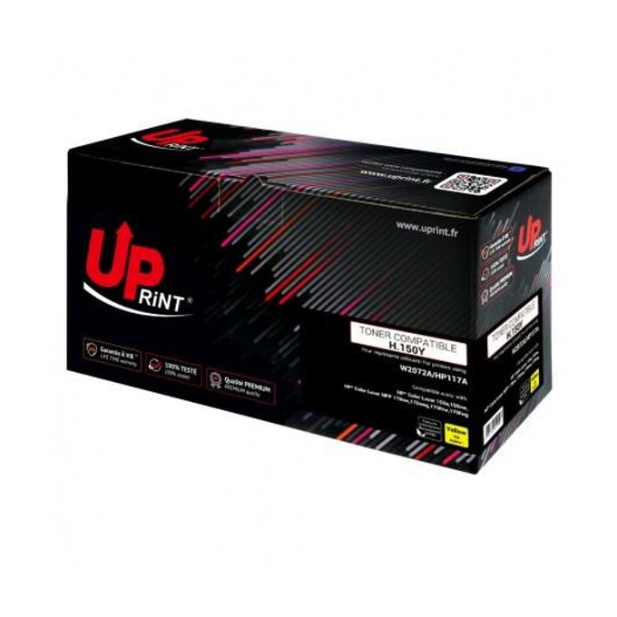 Тонер касета за HP Color Laser 150 Series/MFP 170 Series - Yellow - W2072A - Uprint - Неоригинална