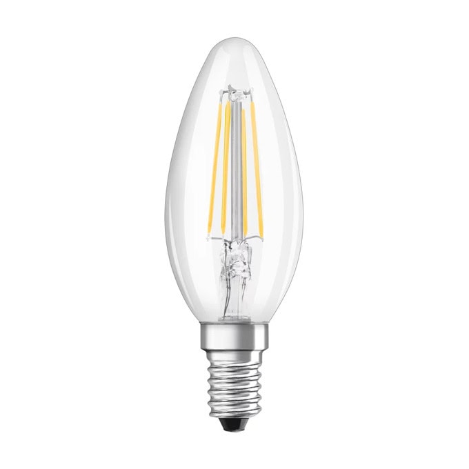 LED крушка Osram Value Classic B 40 Filament 4W 827 Clear