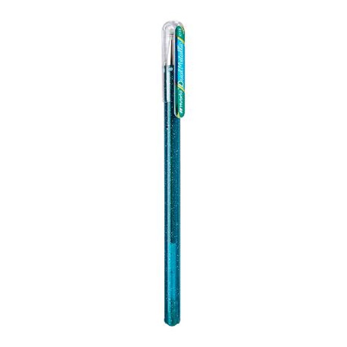 Ролер Pentel Hybrid Dual K110 зелен/син