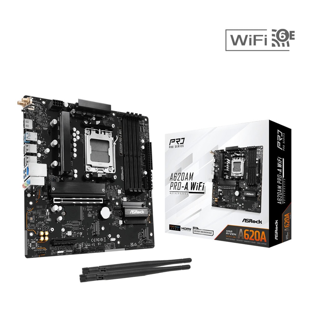 Дънна платка ASRock A620AM PRO-A WIFI