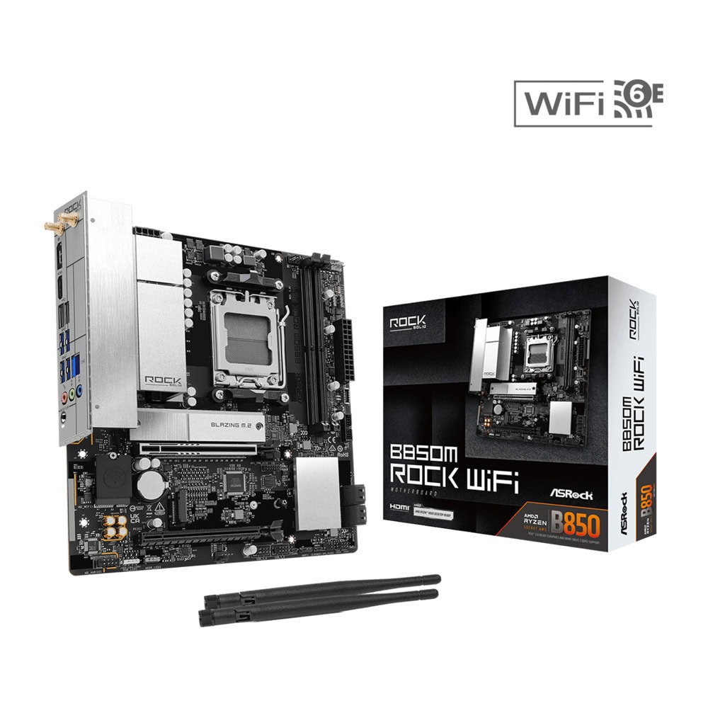 Дънна платка ASRock B850M ROCK WIFI