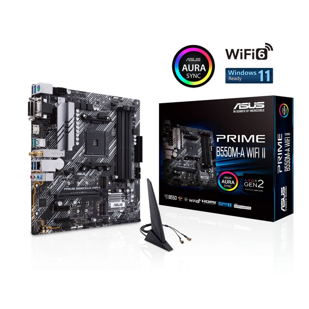 Дънна платка Asus Prime B550M-A WIFI II