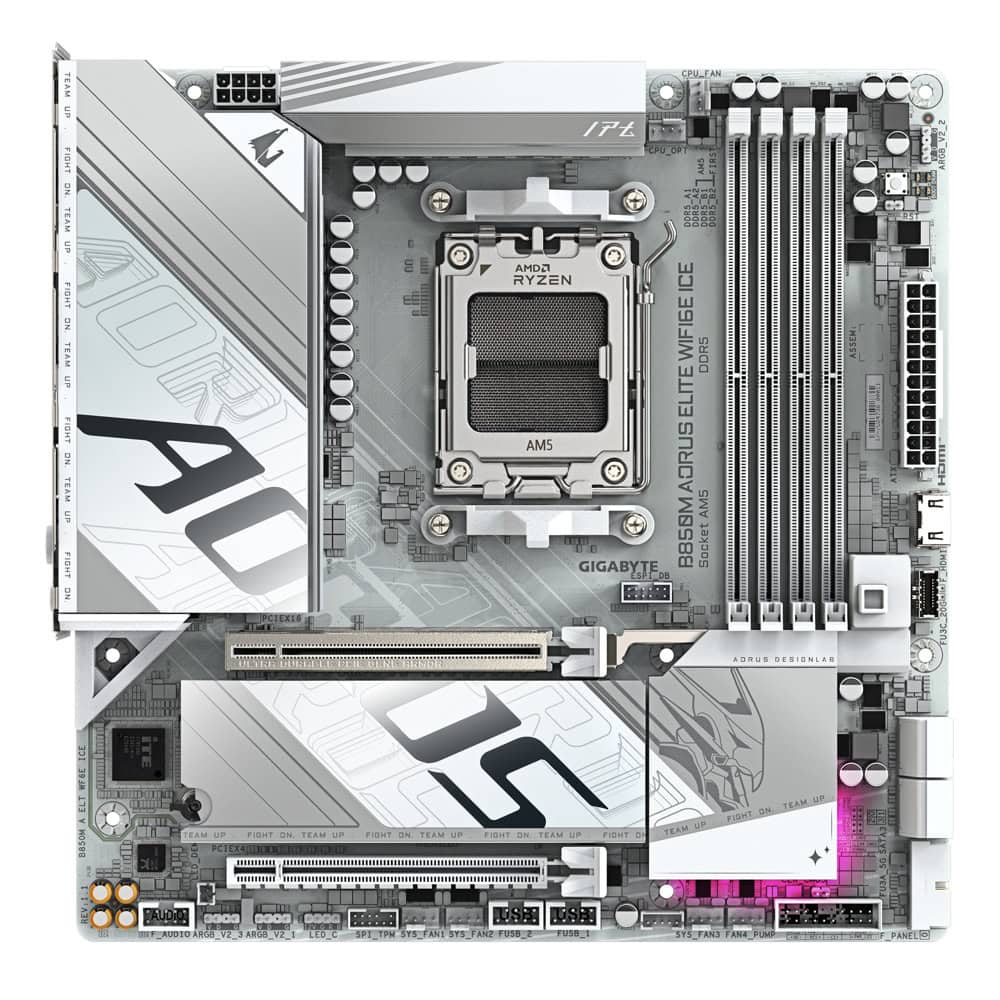 Дънна платка Gigabyte B850M AORUS ELITE WIF6E ICE
