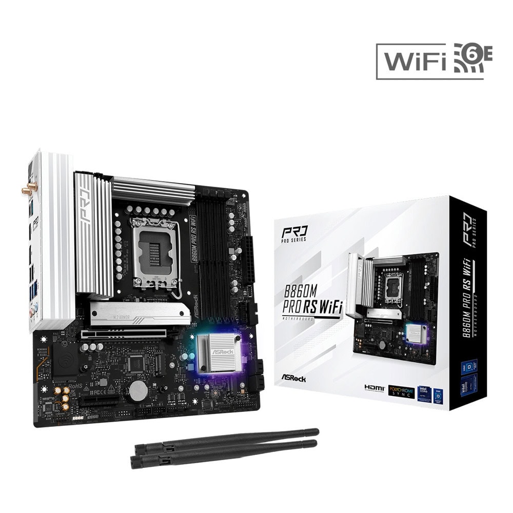 Дънна платка ASRock B860M Pro RS WiFi