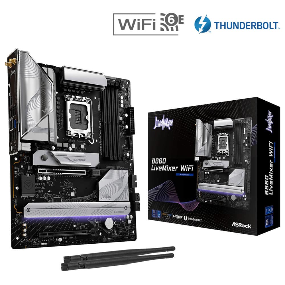 Дънна платка ASRock B860 LiveMixer WiFi
