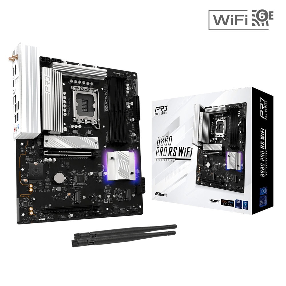 Дънна платка ASROCK B860 PRO RS WIFI