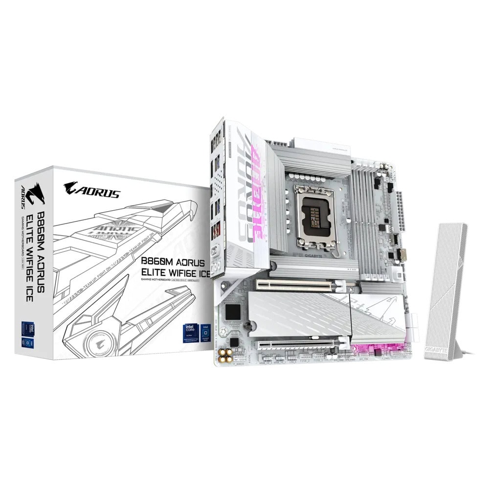 Дънна платка GIGABYTE B860M A ELT WF6E ICE
