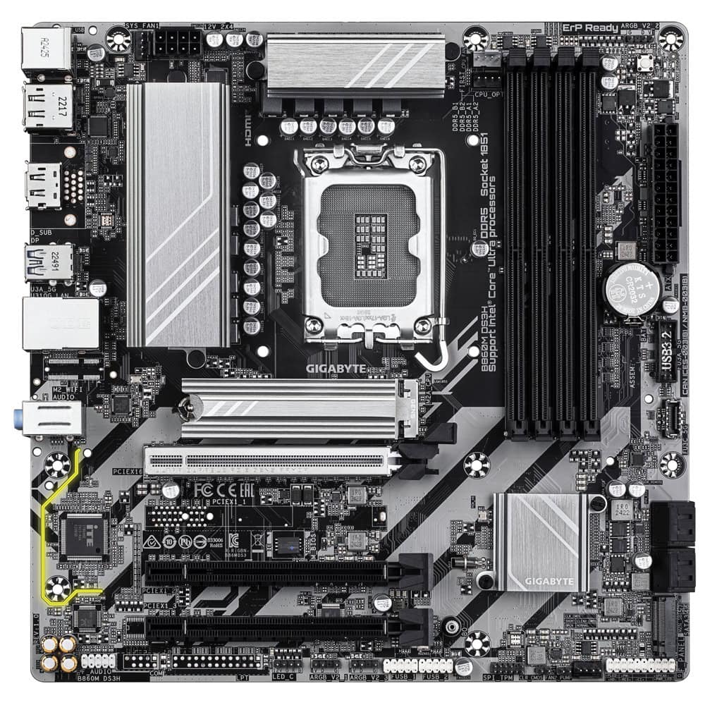 Дънна платка GIGABYTE B860M DS3H