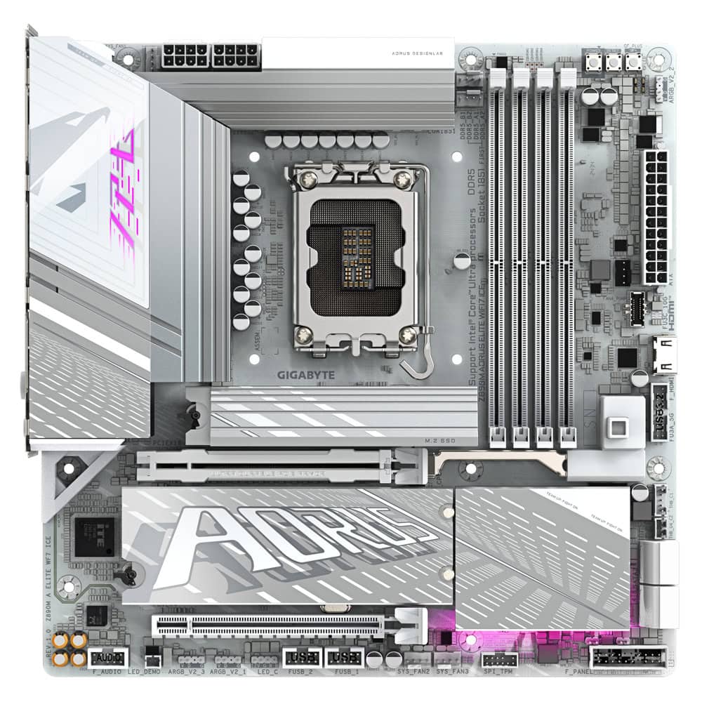 Дънна платка Gigabyte Z890M AORUS ELITE WIFI7 ICE