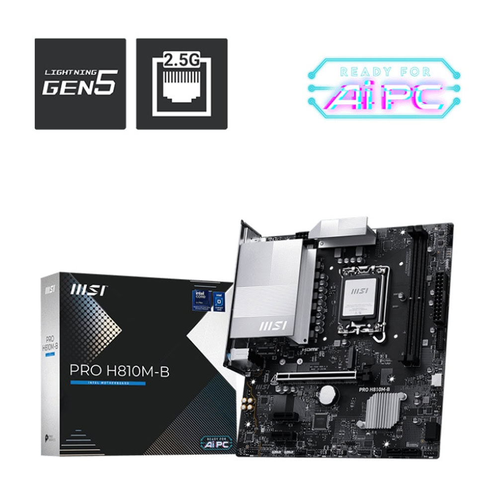 Дънна платка MSI PRO H810M-B